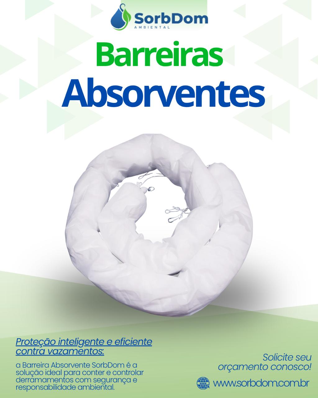 Barreira Absorvente para Contenção de Óleo e Derivados em Ambientes Aquáticos