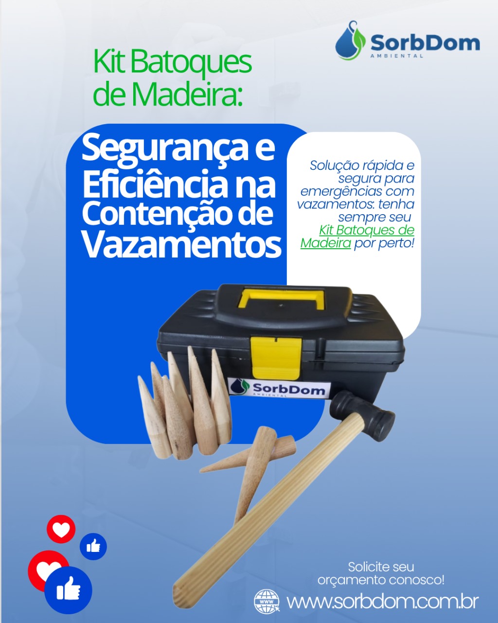 Kit Batoques de Madeira: Segurança e Eficiência na Contenção de Vazamentos