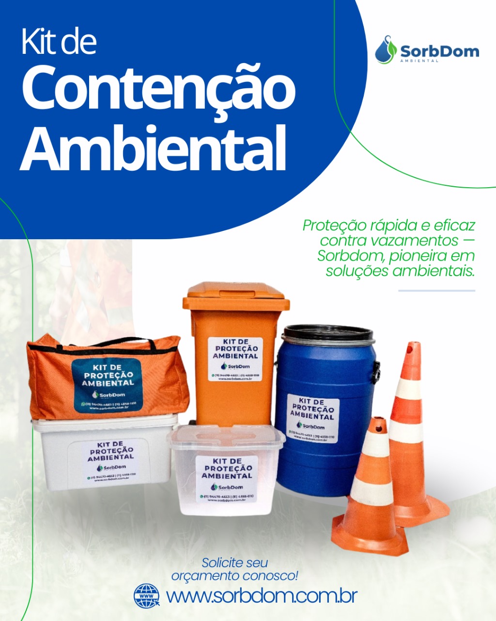 Kit de Contenção Ambiental: A Solução Certa para Vazamentos de Qualquer Porte