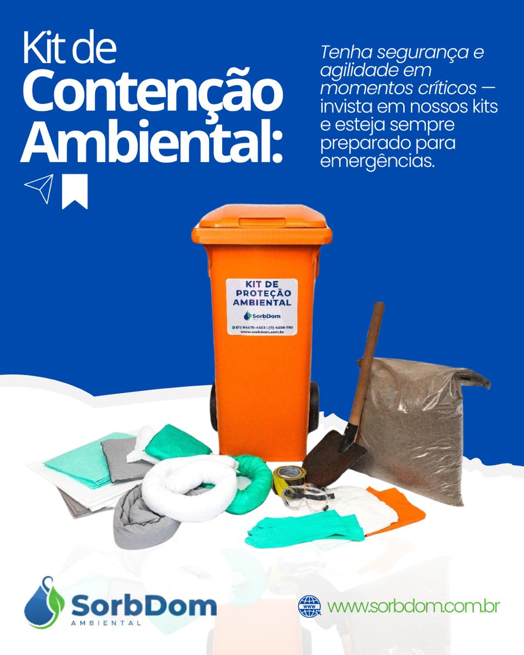 Kit de Contenção Ambiental: Proteção Essencial em Casos de Emergência