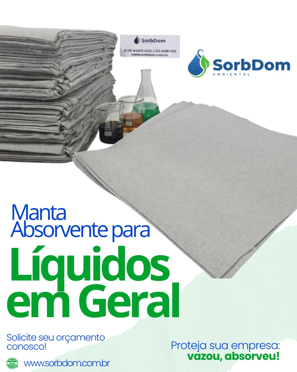 Manta Absorvente para Líquidos em Geral: O Guia Completo para Escolher, Usar e Proteger sua Operação
