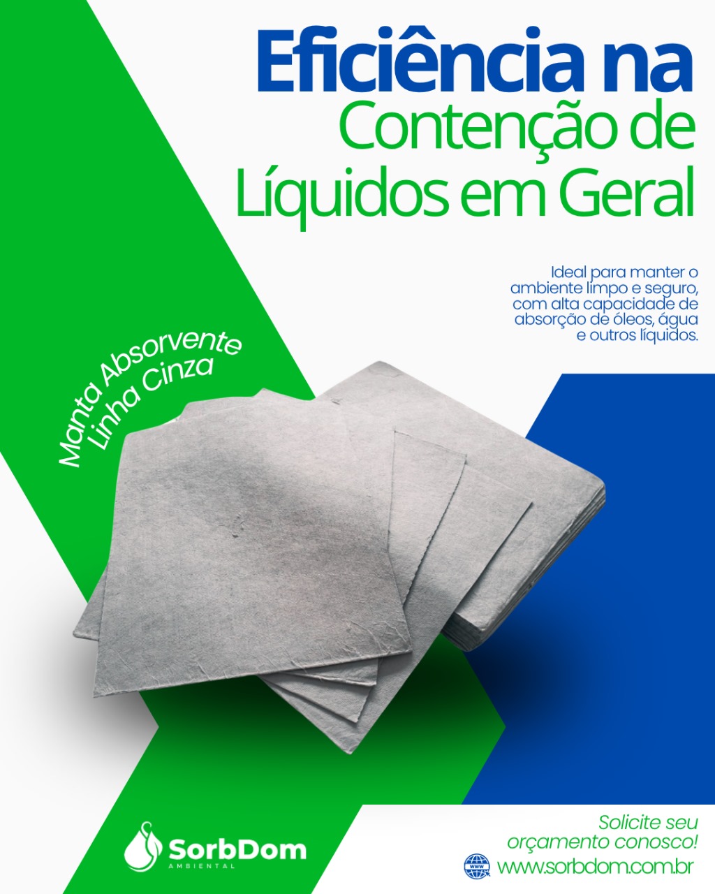 Mantas Absorventes: A Solução Ideal para Vazamentos de Líquidos Industriais