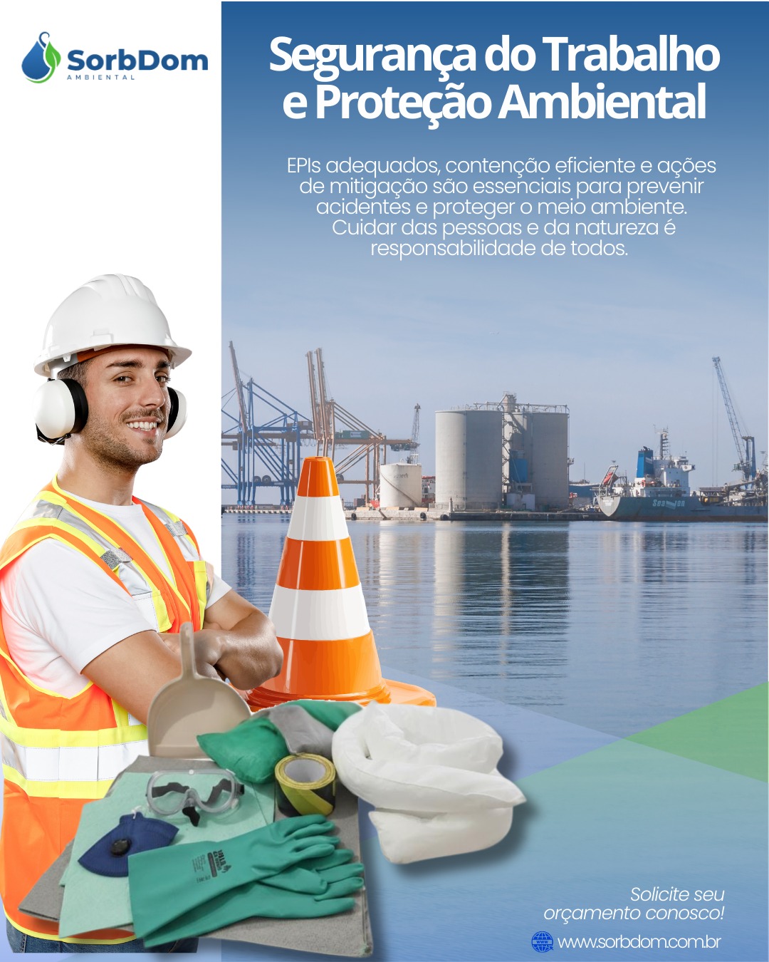 Segurança do Trabalho e Proteção Ambiental: EPIs, Contenções e Mitigação